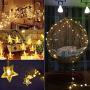 Star String Lights Battery Operated, 9.8ft 20 LED Twinkle Little Star Light Warm White, Indoor and Outdoor Decoration for Kids Room, Wall, Bedroom