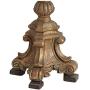 Duval Cottage Table Lamp Crystal Gold Candlestick Beige Bell Shade for Living Room Family Bedroom Bedside Nightstand - Barnes and Ivy