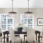 Modern Crystal Chandelier Pendant Ceiling Lamp Crystal Lighting Fixture for Dining Room, Living Room (5 Lights)