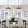 Modern Crystal Chandelier Pendant Ceiling Lamp Crystal Lighting Fixture for Dining Room, Living Room (5 Lights)