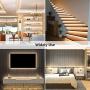 LE LED Strip Light, 32.8ft Dimmable Vanity Lights, 3000K Super Bright LED Tape Lights, 600 LEDs SMD 2835, Strong 3M Adhesive, Suitable for Home, Kitchen, Under Cabinet, Bedroom, Warm White