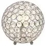 Elegant Designs LT1026-CHR Crystal Ball Table Lamp, Chrome