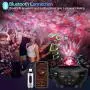 Qimedo Star Night Light Projector Galaxy Projector Night Light for Bedroom Galaxy 360 Pro Bluetooth Speaker Work with 10 Lighting Modes Remote, Timer, USB Powered Star Sea Projector