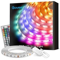 Govee 16.4ft Led Strip Lights Waterproof RGB Color Changing Light Strip Kits with Remote, Multicolor Led Lights for Room, Bedroom, Yard, TV, Kitchen, Desk, Party