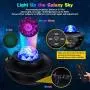 Galaxy Projector Star Projector Night Light with Bluetooth Music Speaker and Remote Control Smart APP Work with Alexa Google Home Galaxy 360 Pro Star Projector for Ceiling Bedroom for Baby Kids Adult