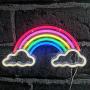 Neon Rainbow Light, Festival LED Wall Decor Light Art Neon Light Sign for Home Decoration,Bedroom, Lounge, Office, Wedding, Christmas, Valentine’s Day Party Powered by USB