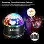 Party Lights,SOLMORE Disco Ball Disco Lights DJ Light Strobe Lamp Stage Strobe Effects Sound Activated Party Lights for Home Room Dance Parties Birthday Bar Karaoke Xmas Wedding Show Club Pub