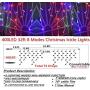 Gwxflytoys LED Icicle Lights Outdoor,400LED 32ft 8 Modes Christmas Lights with 75 Drops, Plug in Connectable Waterproof Christmas Icicle Lights for Holiday Wedding Christmas Decorations