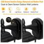 Dusk to Dawn Sensor Outdoor Wall Lanterns 2 Pack, 750 Lumen LED Bulbs Included, Exterior Light Fixtures Wall Mount, Anti-Rust Aluminum Waterproof Porch Light with Clear Glass for Entryway Garage Patio