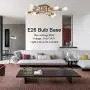 VINLUZ Modern Semi Flush Mount Light 8 Light Brushed Brass Industrial Sputnik Ceiling Light Mid Century Lighting Fixture for Dining Room Living Room Kitchen Bedroom Foyers