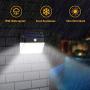 Solar Lights Outdoor, Upgraded 82 LED Security Lights 3 Modes Wireless Motion Sensor Light with 270° Wide Angle Solar Powered Lights Waterproof Wall Lights for Garden, Front Door, Pathway,Yard(2 Pack)