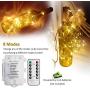 Outdoor String Lights,36ft 100 LED Outdoor Battery Fairy Lights, String Lights for Bedroom, Xmas Garden, Easter, Christmas Decorations (8 Modes, Dimmable, IP65 Waterproof, Warm White)