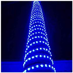 Russell Decor LED Rope Lights Festival Holiday Party Seasonal Christmas Decoration 30ft - 200ft Customized Available (Blue, 10)