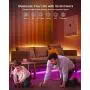 50ft LED Strip Lights, Ultra-Long RGB 5050 LED Light Strips with 44-Key Remote, Music Sync Color Changing LED Light, APP Controlled LED Light Strip (APP+Remote+Mic+4 Button Switch)