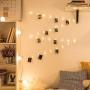 Photo Clip String Light - 33Ft 100LED Fairy Lights with Clips for Pictures, Photo Lights with 50 Clear Clips for Dorm Bedroom Wall/Wedding Décor