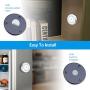 AMIR Upgraded Motion Sensor Light, Cordless Battery-Powered LED Night Light, Stick-Anywhere Closet Lights Stair Lights, Puck Lights for Hallway, Bathroom, Bedroom, Kitchen (Warm White - Pack of 6)