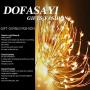 DOFASAYI Photo Clip String Lights 33Ft - 100 LED Fairy String Lights with 50 Clear Clips for Hanging Pictures,LED Photo Clip String Light for - Perfect Dorm Bedroom Ideal Gift Photo Clip Holder