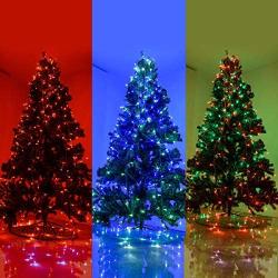 Color Changing led Christmas Lights, 200 LED 66ft Plug in Powered Multicolor Christmas Tree Lights with Remote Control for Bedroom Wedding Party Indoor Outdoor Decorations-16 Colors