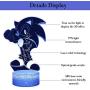 Sonic Light Night Anime Lamp Sonic The Hedgehog Night Light with Remote Control Kids Bedroom Decoration, Creative Lighting for Kids and Sonic The Hedgehog Fans Christmas Birthday Gifts