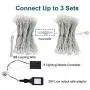 MAGGIFT 304 LED Curtain String Lights, 9.8 x 9.8 ft, 8 Modes Plug in Fairy String Light with Remote Control, Christmas, Backdrop for Indoor Outdoor Bedroom Window Wedding Party Decoration, Warm White MAGGIFT 304 LED Curtain String Lights, 9.8 x 9.8 ft, 8 Modes Plug in Fairy String Light with Remote Control, Christmas, Backdrop for Indoor Outdoor Bedroom Window Wedding Party Decoration, Warm White