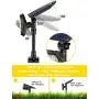ROSHWEY Solar Landscape Lights Outdoor 4 Pack Colorful Spot Lights 22 LED Bright Waterproof Flood Lamps for Garden Lawn Walkway Pathway Yard Driveway Pool