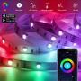 LE LED Strip Lights, WiFi Smart Color Changing LED Strips, SMD 5050 LED Rope Light, App&Remote Controlled, Tape Light for Bedroom, Home and Kitchen