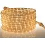 Tupkee Rope Light Warm Clear - 24 Feet (7.3 m), for Indoor and Outdoor use - 10MM Diameter - 288 Clear Incandescent Long Life Bulbs Rope Tube Lights