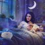 Star Light Projector for Bedroom，Sky Galaxy Projector Ocean Wave Projector Light with Moon Star & Voice Control As a Gift for Game Room Party Home Theatre Night Light Ambiance……