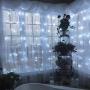 LE Fairy Curtain Lights USB or Battery Powered, 9.8 x 9.8 ft Indoor Outdoor String Lights with Remote, Cool White, 300 LED Decorative Christmas Twinkle Light for Bedroom, Patio, Party Wedding Backdrop