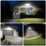 LEPOWER 3000LM LED Flood Light Outdoor, Switch Controlled LED Security Light, 28W Super Bright Exterior Lights with 2 Adjustable Head, 5500K, IP65 Waterproof for Garage, Yard, Patio(NO Motion Sensor)