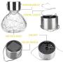 GIGALUMI Solar Hanging Lights Outdoor Christmas Yard Decoration, 4 Pcs Solar Powered LED Garden Lights for Lawn, Patio, Yard-Warm White