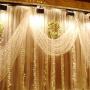 slashome LED Curtain Lights, 19.8x9.8ft, 600 LED, 8 Modes Plug in Curtain Lights, Wall Window String Lights for Indoor Outdoor Christmas Party Wedding Backdrop Patio Décor Garden Bedroom Decorations