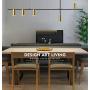 XLQF Modern Black Gold LED Pendant Chandelier, Adjustable Lighting Ceiling Lights, Long Life Hanging Lamps, for Bedroom Living Room Hall Dining Room Nordic Home Decor