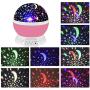 Star Projector Night Lights for Kids, Starry Moon Rotating Nightlight Star Lamp for Bedroom Birthdays Parties Toys for 3-12 Year Old Girls Boys Christmas Xmas Presents Gifts for Girls Age 3 4 5 6-12