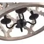 Jiuzhuo Vintage Distressed White Carved Wood 4-Light Lantern Farmhouse Chandelier Lighting Hanging Ceiling Fixture in Rust Jiuzhuo Vintage Distressed White Carved Wood 4-Light Lantern Farmhouse Chandelier Lighting Hanging Ceiling Fixture in Rust