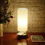 Touch Table Lamp with Wireless Charger and USB Port, 3-Way Dimmable Desk Lamp Modern Nightstand Lamp for Bedroom Living Room Office, Led Bulb Included