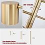 TopJiä Industrial Sputnik Chandelier,Modern Vintage Iron Metal Pendant Lighting Acrylic Light Shade Bedroom Living Room Dining Room Office Ceiling Decorative Light Fixture Gold 6light-Warm Light