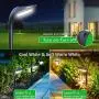 OSORD Outdoor Solar Pathway Lights, 【4 Pack】Waterproof 2-in-1 Solar Powered Wall Light Landscape Lighting Auto On/Off with 2 Color Modes Solar Lights for Garden Path Yard Patio Walkway Driveway Pool