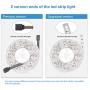 DAYBETTER Led Strip Lights 32.8ft 5050 RGB LEDs Color Changing Lights Strip for Bedroom, Desk, Home Decoration, with Remote and 12V Power Supply