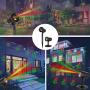 Laser Christmas Projector OutdoorIndoor LightsGarden LED Lights with Wireless Remote Spotlight RedGreenStar ShowLandscape Wall Decorations (Laser Projector Light)