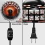 LBTSMUK Plug in Black Pendant Light with 16 FT Plug-in Cord & On/ Off Dimmer Switch, Modern Mini Hanging Pendant Light, Hanging Light Fixture for Kitchen Island Living Room Bedroom Restaurant