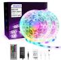 Volivo Waterproof Led Lights for Bedroom 32.8ft Color Changing Strip Light Kit, 2 Rolls of 16.4ft