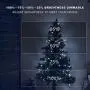 Oopswow 100 LED 39 FT Led String Lights, Plug in Fairy String Lights with Light Sensor and Timer, Extendable for Indoor, Outdoor, Wedding Party, Christmas Tree, New Year, Garden Decor,100L White