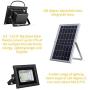 Solar Flood Lights Outdoor Dusk to Dawn Remote Control 10W 6V 13.6''x 9.3'' Solar Panels Lights with 800LM Dual 64LED 6500K Bright White Floodlights Ip65 Waterproof Solar Power Lamp for Sign,Shed,Barn
