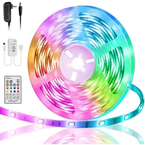 LED Strip Lights Reemeer 16.4ft Smart Led Lights Strip Music Sync App Controlled and Remote Led Lights for Bedroom Party Home Decoration LED Strip Lights Reemeer 16.4ft Smart Led Lights Strip Music Sync App Controlled and Remote Led Lights for Bedroom Party Home Decoration