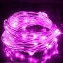 Alkbo Battery String Lights,Fairy Lights for Bedroom Wedding Party Christmas Halloween,10Ft 30LEDs (Purple)