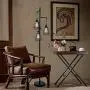Stepeak Dimmable Cage Floor Lamp, Farmhouse Diamond Shape 3-Light Vintage Sofa Standing Lighting for Office Living Room Bedroom, 64 Inches,