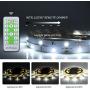 ollrieu LED Strip Lights 50ft Dimmable Tape Light Bright White Connectable Cuttable 450 Units 2835 SMD with 12V Power Plug in RF Remote Flexible Indoor Rope Lighting for Bedroom Cabinet Kitchen Mirror