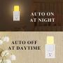 Plug in Night Light Dimmable LED Night Light with Smart Dusk to Dawn Sensor, Night Lamp for Hallway Bedroom Kids’ Room Kitchen Stairway (4 Pack)