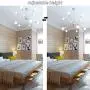 10 Lights Sputnik Chandelier Brushed Nickel Pendant Lighting Modern Vintage Ceiling Lamp Mid Century Hanging Lamps for Dining Room Kitchen Island Bedroom